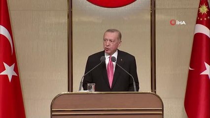 Cumhurbaşkanı Erdoğan, Muhtarlar Toplantısı'nda konuştu