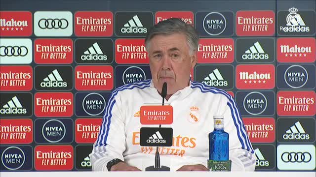 Ancelotti: Courtois no va a jugar, tiene una indisposición