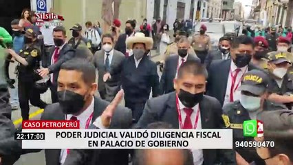 PJ rechaza que hubo violación de domicilio en diligencia de Fiscalía a Palacio de Gobierno