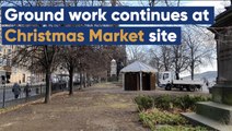 Edinburgh Christmas Market cleanup continues