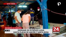 Derrame de petróleo en Ventanilla: alcalde cuestionó a Repsol por disponer a solo 15 personas para limpiar 4 kilómetros