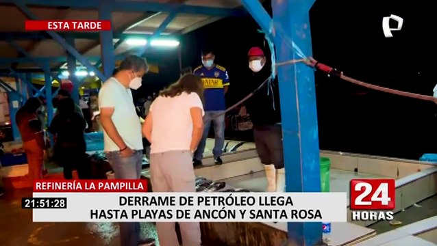 Derrame de petróleo en Ventanilla: alcalde cuestionó a Repsol por disponer a solo 15 personas para limpiar 4 kilómetros