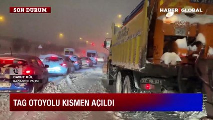 Gaziantep'te son durum: Mahsur kalan 900 araç var