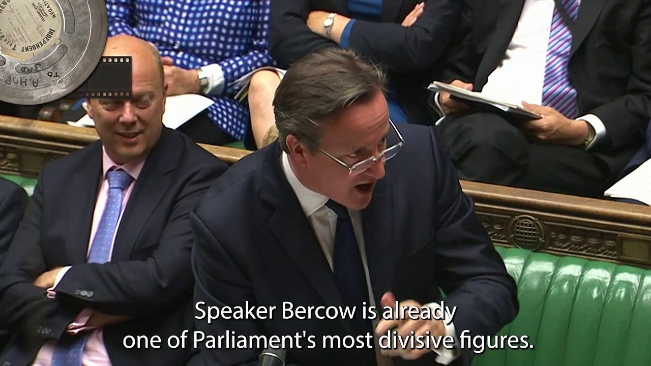 Controversial Commons Speaker John Bercow in Ex...