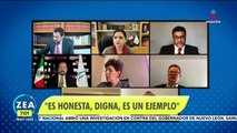 López Obrador respalda a Delfina Gómez tras denuncia por 