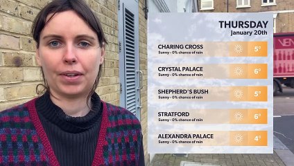 Daily Weather Report London World January 19