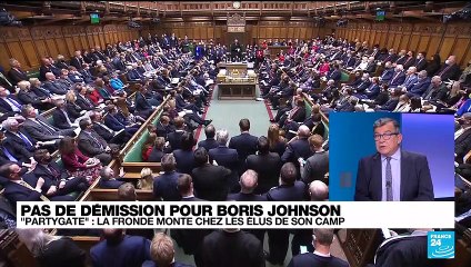 Partygate : pas de démission pour Boris Johnson