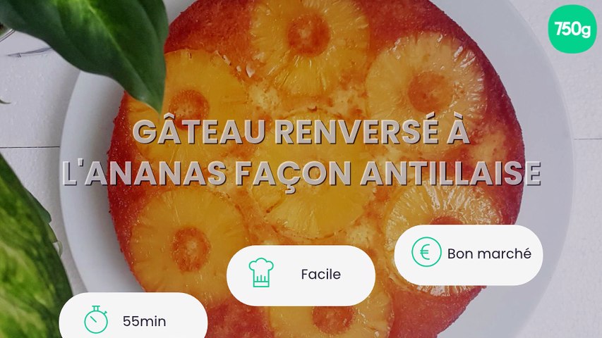 Gateau Renverse A L Ananas Facon Antillaise Video Dailymotion
