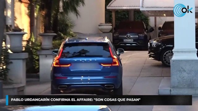 Pablo Urdangarin confirma el affaire: Son cosas que pasan