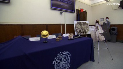 شاهد: اختفت قبل عشرات السنين.. العراق يسترد قطعاً أثرية في نيويورك