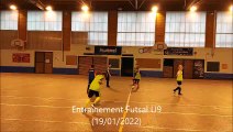 VIDEO - Entraînement futsal U9 (19/01/22)