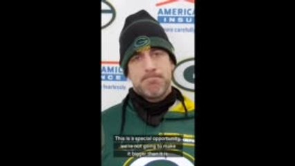 Rodgers ready for 'special' playoff opportunity