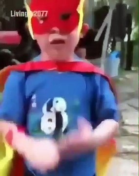 Quand tu te prends pour un super héros mais que tu es vite calmé