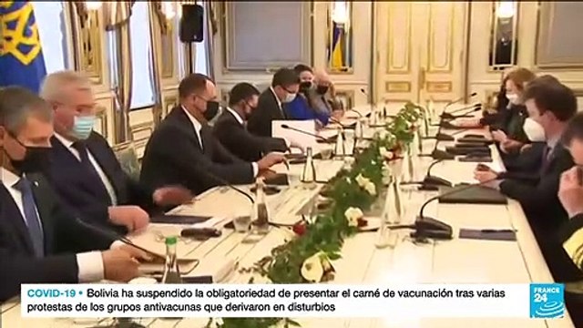 Antony Blinken llegó a Ucrania para tratar de reducir las tensiones con Rusia