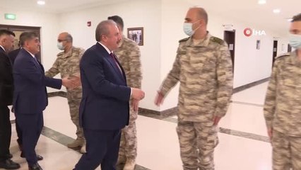 TBMM Başkanı Şentop'tan Katar'daki Türk Komutanlığına ziyaret