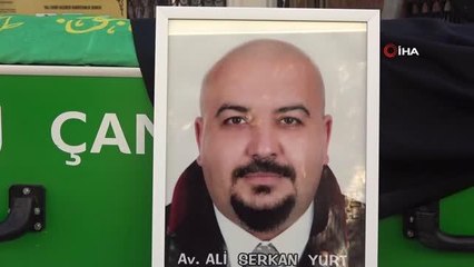 Çanakkale'de yüksekten düşerek hayatını kaybeden avukat toprağa verildi