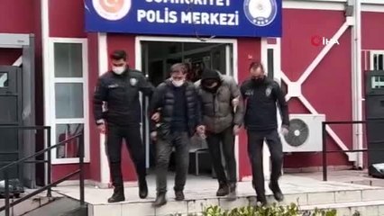 Maltepe'de iş makinesiyle 50 bin lira tutarında yer altı kablosu çalan hırsızlar yakalandı
