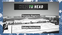 Toronto Raptors At Dallas Mavericks: Moneyline