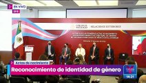 SRE entrega las primeras actas de nacimiento a personas trans