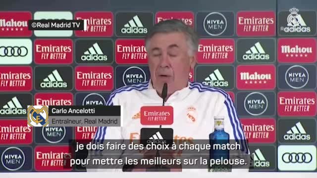 Real Madrid - Ancelotti : Hazard ? La concurrence affecte beaucoup de joueurs