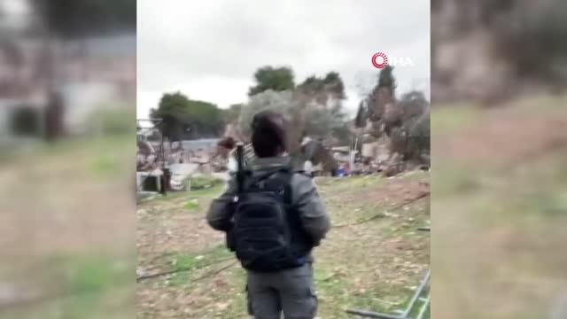 Son dakika haberi... İsrail askerleri kış ortasında Filistinli aileyi evsiz bıraktı