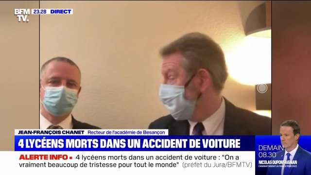 Jura: les élèves de l'internat des quatre lycéens tués ont été pris en charge avec une cellule d'écoute , annonce le recteur de l'académie de Besançon