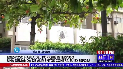 Hondureño interpone demanda de alimentación contra su exesposa