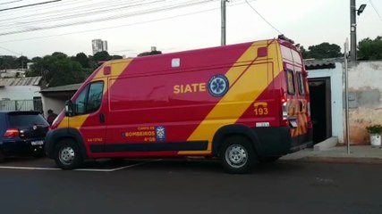 Corpo de bombeiros foi acionado para atender gestante que sofreu queda