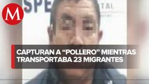 Presunto traficante de migrantes es detenido en SLP