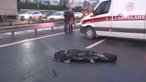 TEM'de yol verme tartışması faciayla bitti- Çıkan tartışmada otomobilinden inen sürücü taksinin çarpması sonucu öldü
