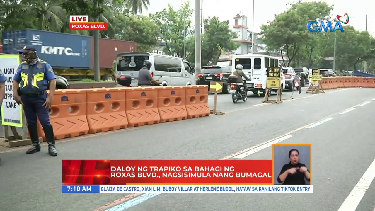 Daloy ng trapiko sa bahagi ng Roxas Blvd., nagsisimula nang bumagal | UB
