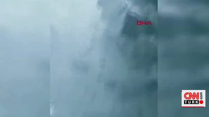 Her şey saniyeler içerisinde oldu! Son anda kurtuldular