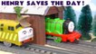 Toy Train Story Henry Saves the Day with Diesel 10 and the Funny Funlings Toys plus Tom Moss in this Full Episode Stop Motion Video for Kids