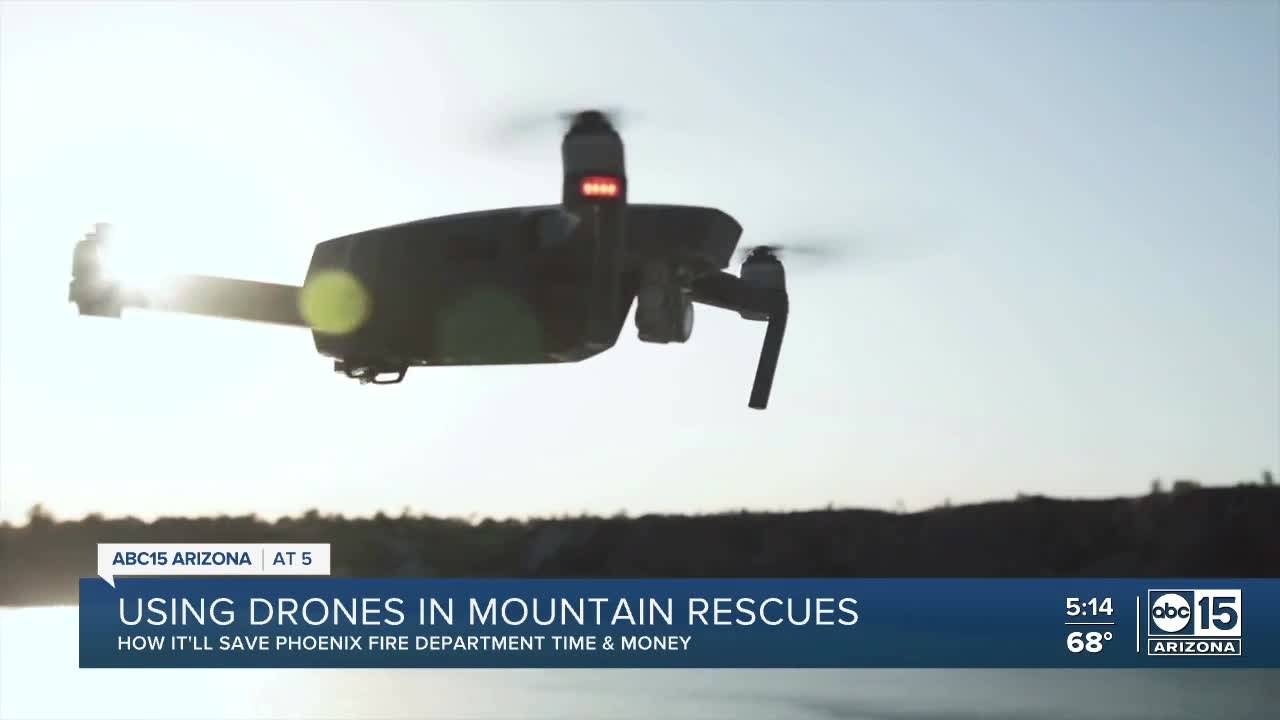 Using drones in mountain rescues around the Valley
