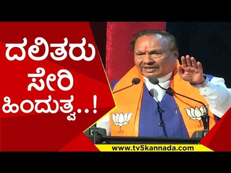 ಜಾತಿ ಅಭಿವೃದ್ದಿ ಆದರೆ ಹಿಂದುತ್ವ ಅಭಿವೃದ್ದಿ ಆಗತ್ತೆ..! ks eshwarappa | karnataka | bjp | tv5 kannada