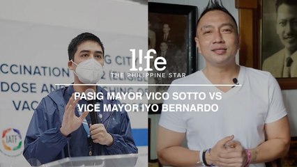 Pasig City Mayor Vico Sotto vs Vice Mayor Iyo Bernardo