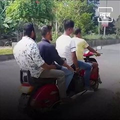 A Special Motorcycle Modified By A Mechanic In Dhing Nagaon