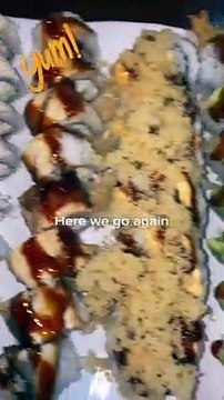 Joven es hospitalizada tras comer 32 rollos de sushi