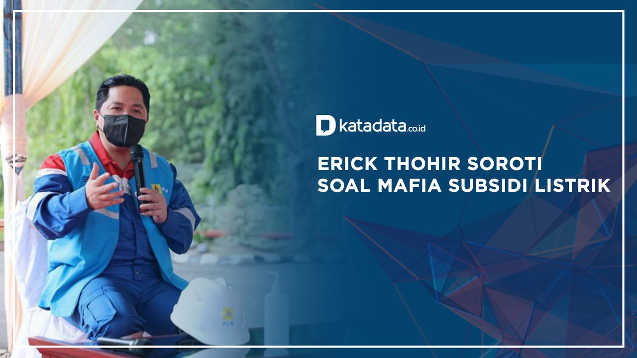 Erick Thohir Soroti Soal Mafia Subsidi Listrik | Katadata Indonesia