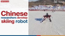 Chinese researchers develop skiing robot | The Nation Thailand