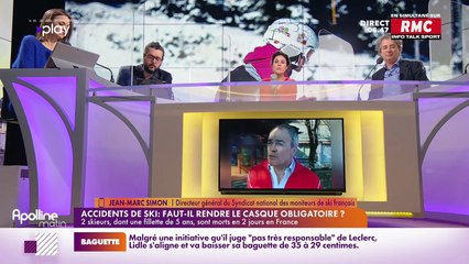 On peut tout dire sur RMC : Faut-il rendre le casque obligatoire pour skier ? - 20/01