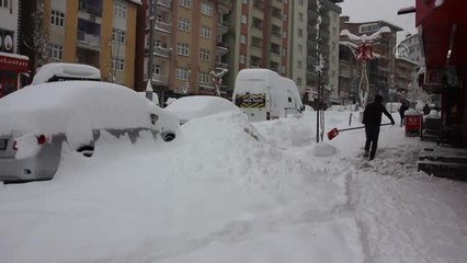 Kar yağışı hayatı olumsuz etkiledi