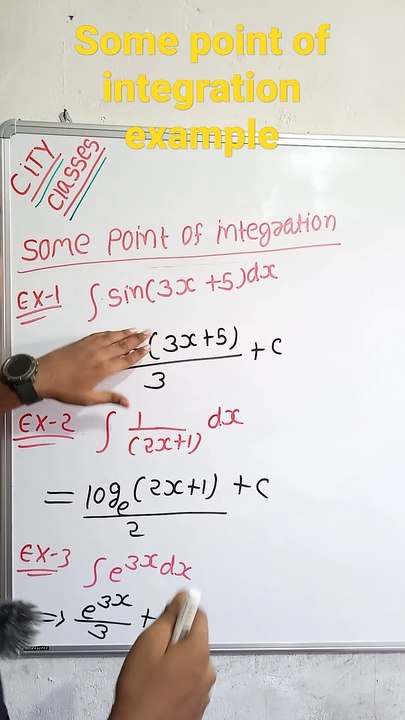 Some points of integration example | some points of integration example in Hindi | some points of integration example mathematical tool #cityclasses