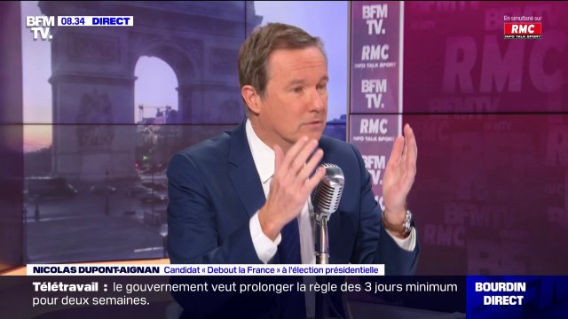 Présidentielle: Nicolas Dupont-Aignan avoue ne pas savoir s'il aura ses 500 parrainages