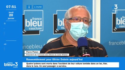 Pierre Platon invité de France Bleu Vaucluse