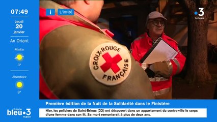 Nuit de la Solidarité : il faut des solutions d'hébergement, estime la Croix Rouge du Finistère
