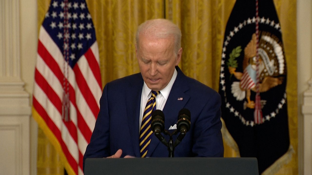 Joe Biden zur Ukraine: 'Nur geringfügiges Eindringen'