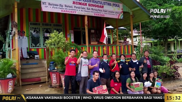 PRESISI INSPIRATIF: Anggota Bhabinkamtibmas Aipda Rio Desenatalianto Makota Mendirikan Yayasan Untuk Biayai Sekolah Anak Kurang Mampu