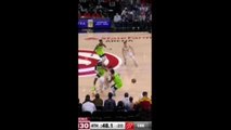 Trae Young's sensational nutmeg in Hawks win