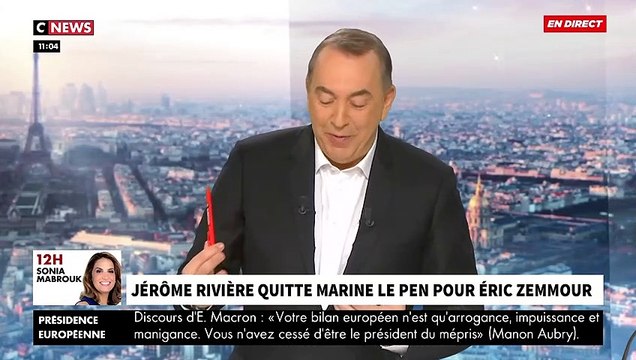 Le député Jérôme Rivière quitte le RN pour rejoindre Eric Zemmour et s’explique dans Morandini Live : Marine Le Pen ne pourra pas gagner la présidentielle. Sa campagne manque d’enthousiasme, de dynamisme - VIDEO